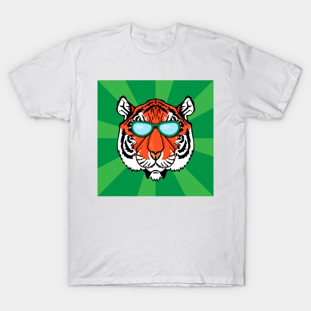 tiger face mask T-Shirt by GalleryArtField